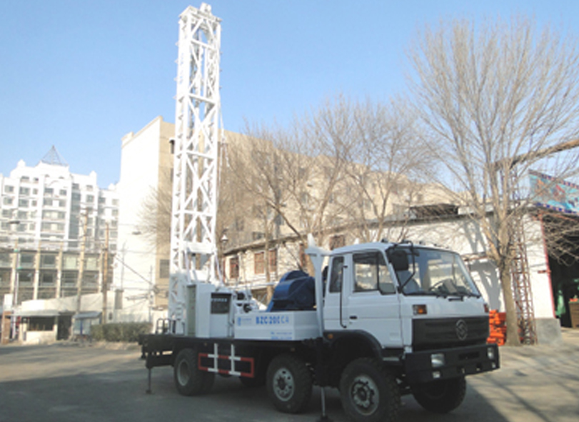 Truck mounted water well drilling rig BZC300CA